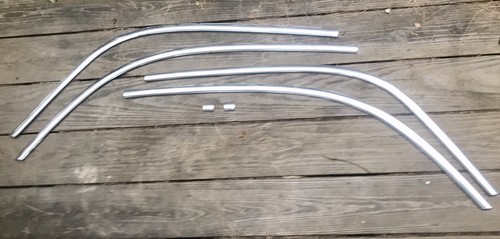 Set 6 CHROME STAINLESS TRIM 49 50 51 Chevy Chevrolet DeLuxe Sedan Styleline Door - Picture 3 of 16