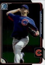 2015 Bowman Chrome #BCP176 Pierce Johnson Chicago Cubs