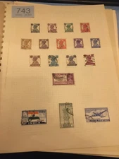 743 - INDIA  KGVI 1941  USED TO 14AS + 1947   part of A - Z Commonwealth lot