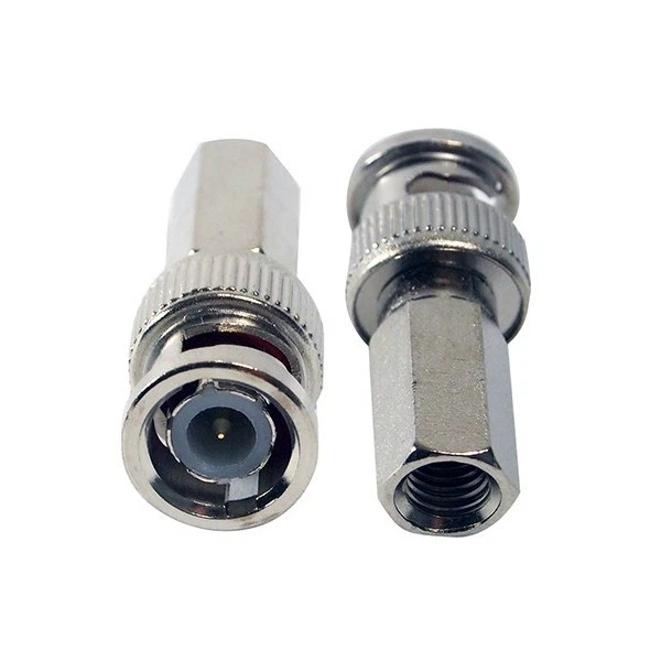 100x Twist On BNC Male Video Connector for CCTV Security System RG59 Cable  - Image 3 of 4
