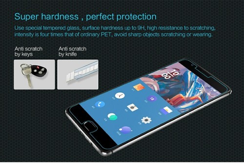Nillkin Amazing H Tempered Glass Screen Protector for OnePlus 3 / 3T - Picture 3 of 12