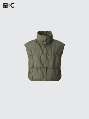 UNIQLO C Down Cropped Jacket Olive XL Last one!! Free