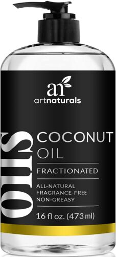 Huile de coco fractionnée ArtNaturals, 100 % naturelle et pure, meilleur transporteur/massage - Photo 1 sur 5