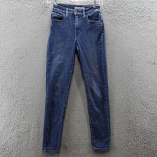 Levi's 721 Jeans Women's Size 26 Blue Denim High-Rise Skinny Stretch