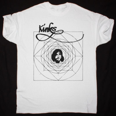 The Kinks Short Sleeve Band Cotton Basic White All Size T-Shirt S3006 ...