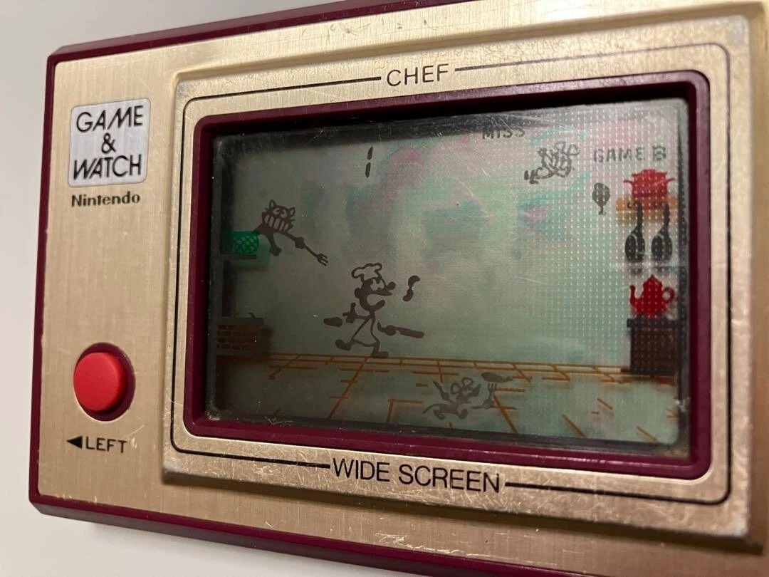 Nintendo Chef Game Watch Tested and works well