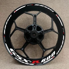 For Suzuki GSXR600 GSX-R 600 Wheel Hub Rim Decorative Decal Reflective Sticker