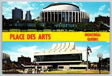 Postcard Canada Quebec Montreal Place Des Arts 6P