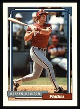 Darren Daulton 1992 Topps Card 244