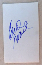 Bud Grant Minnesota Vikings Head Coach Hand-Signed Index Card from 1982