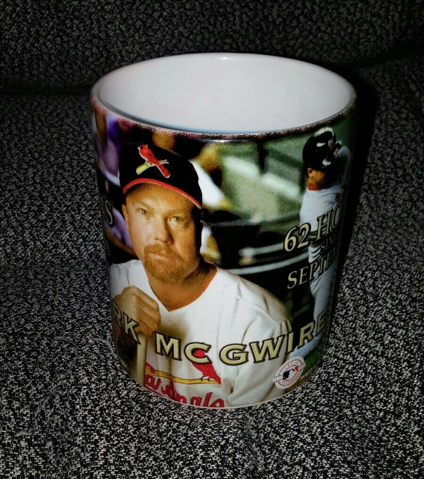 Винтажная кофейная кружка 1998 Mark McGwire 62 Home Runs - Изображение 3 из 4