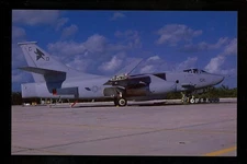 Aviation Airplane Air Force postcard Military EMCS #14 Douglas ERA-3B Skywarrior