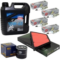 ÖL 5L Set Wartung FüR Kawasaki GTR 1400 ZZR 06-17 Luftfilter ÖLfilter ZüNdkerzen