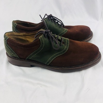 green saddle shoes