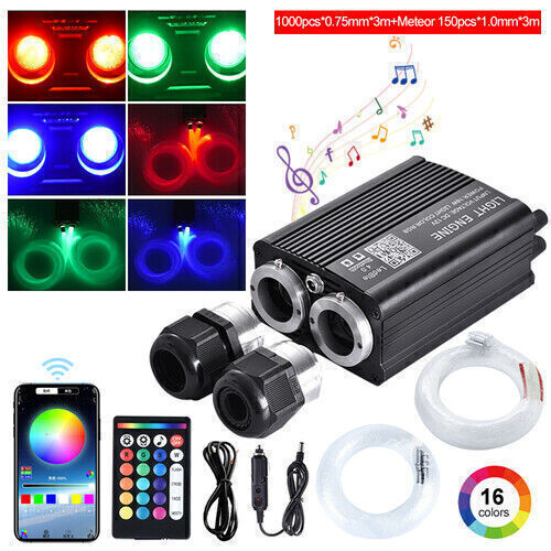 1200X Home Car Headliner Star Light kit Roof Twinkle Ceiling Lights Fiber Optic - Picture 4 of 30