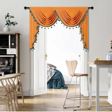 ELKCA Double-Sided Velvet Waterfall for Living Room,Rod Pocket(W59,1 Panel)