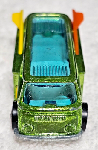 HOT WHEELS REDLINE VOLKSWAGEN BEACH BOMB LIGHT GREEN HK 1969 ORIGINAL FINE+ - Picture 9 of 21