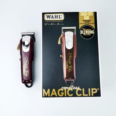 Wahl Professional 5-Star Series Cordless Magic Clip Clipper 8148 Red