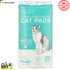 20PADS Peritas Generic Tidy Cat Breeze Cat Pads Refills Breeze Litter Box System