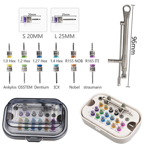Dental Implant Instrument Universal Prosthetic Restoration Hand Driver ...