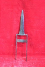 Steel Katar Dagger Tiger Knife 1900s Old Indian Antique Rare Hand Forged