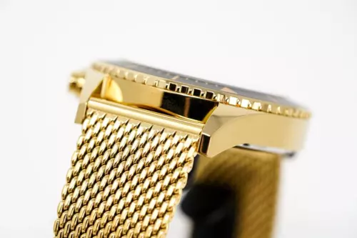 NEW GENUINE BOSS OCEAN EDISION HB 1513703 YELLOW GOLD MESH STRAP MENS WATCH - Picture 11 of 12