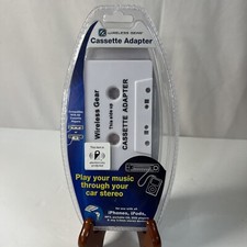 Wireless Cassette Adapter Music Car Stereo iPhone iPod Android Any 3.5 mm Device