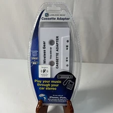 Wireless Cassette Adapter Music Car Stereo iPhone iPod Android Any 3.5 mm Device