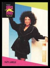 1991 PRO-SET MUSIC SUPER STARS MusiCards Collectible Card #62 -- PATTI LABELLE🤩