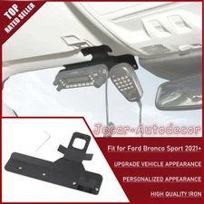 Metal Roof Walkie Talkie Mount Bracket Stand Holder for 2021+ Ford Bronco Sport
