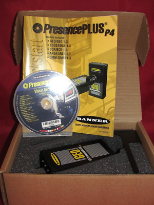 Banner GEO Presence PLUS P4 GEO Vision Camera P4GR NEW W/Manual & CD