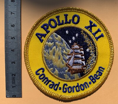 ÉCUSSON Patch NASA Program APOLLO Mission 12 XII Conrad Insigne Tissu ...