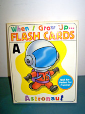 WHEN I GROW UP FLASH CARDS WALL ART FOR FRAMING 26 LARGE 8X10 CARDS EXCELLENT