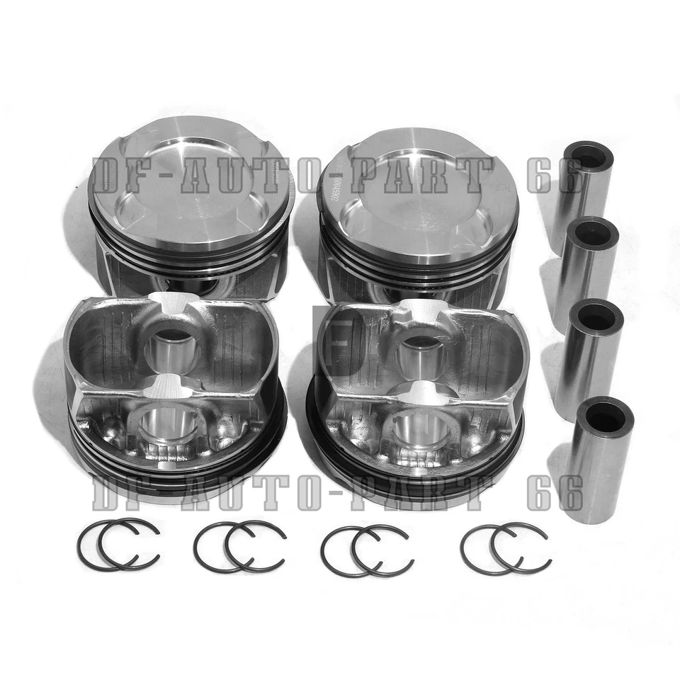 4x Anillos de pistones Φ84 mm / CR 10:1 para BMW 328i 428i 528i X3 F30 F10 N20B20A 2.0T Foto 3 de 4