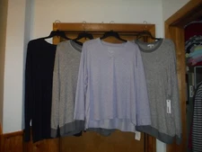 Size Plus Long Sleeve Soft Sleep Blouses size 2X Sonoma some color NWT