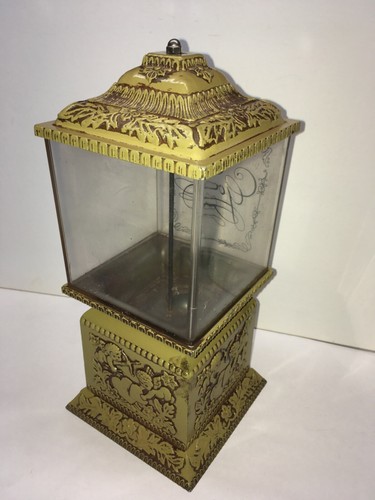 Vintage Goodies Candy Dispenser Embossed Cherubs with Teaspoon - Picture 4 of 21