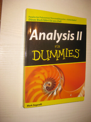 Analysis II für Dummies Mark Zegarelli Taschenbuch für Dummies