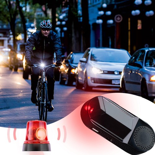 Alarme Voiture Avertissement Flash Solaire Lumière LED Faux Système de Sécurité Anti-Voleur - Photo 3/14