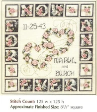 NOW AND FOREVER SAMPLER  -  CROSS STITCH PATTERN ONLY HM - QYW