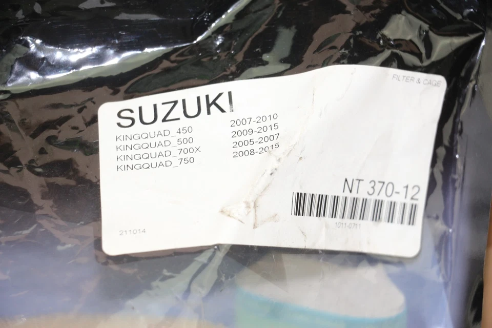 No Toil Nt 370-12 - Premium Foam Air Filter SUZUKI KING QUAD 450 /500 /700x /750 - Image 2 of 4