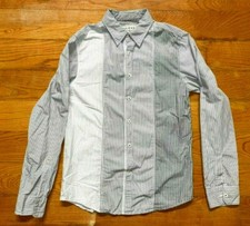 GUESS: Men's Striped Dress Button Shirt, Size S