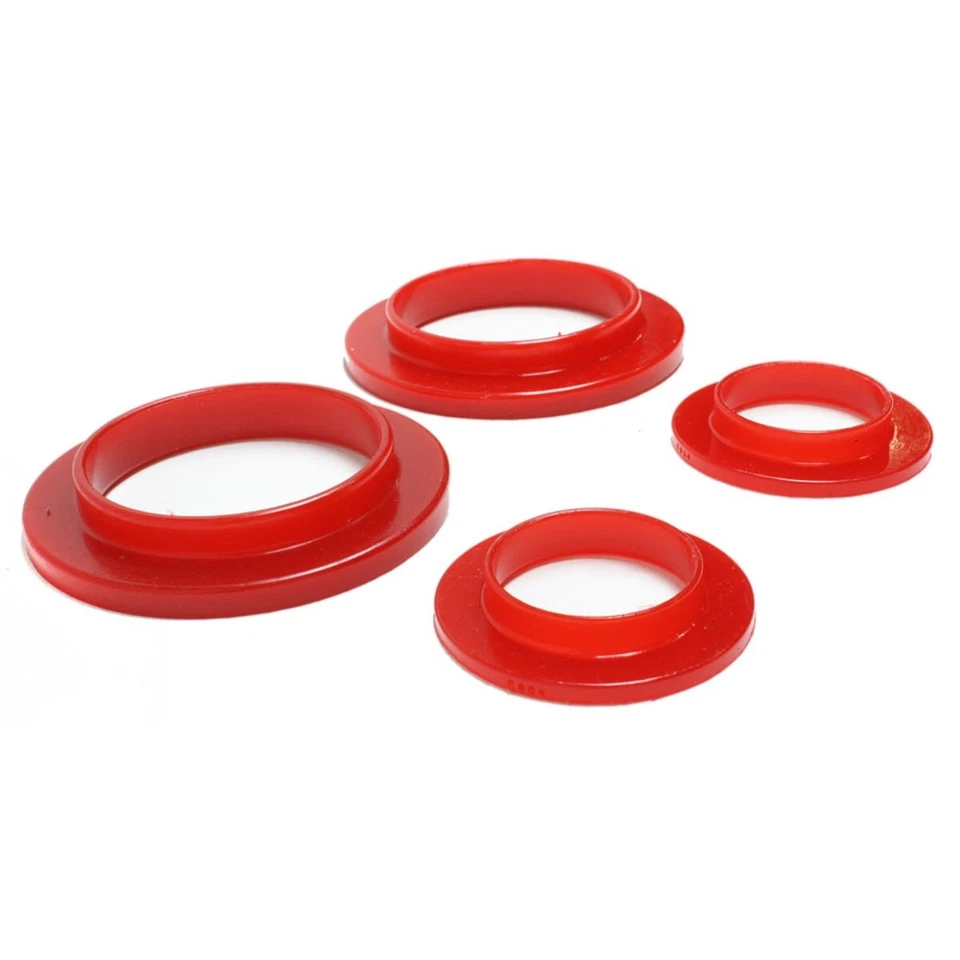 Juego de 4 aisladores de resorte helicoidal de suspensión energética traseros para Ford Mustang 79-04 Foto 3 de 4