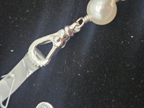 NWT Kameleon KBRVD17 Pearl Bracelet Sterling Holds 1 Jewelpop Size Large - Picture 7 of 12