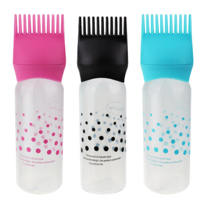 120ml Professional Home Salon Dye Haarkamm Leere Flasche Applikator Bürste
