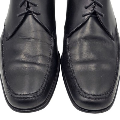 Bruno Magli Alton Italian Mens Size 8.5M Black Leather Dress Shoes Derby Oxfords