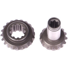 Silver Bimetal Gear Assembly for Brush Cutter and Grass Mower Power Tools