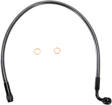 Magnum Designer Series ABS-Specific Front Brake Line Kits Black 90/10MM21" AS...