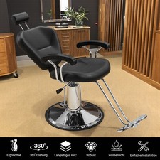 Friseurstuhl Coiffeurstuhl Friseursessel Bedienstuhl Salon Barberstuhl Kopfst&uuml;tz