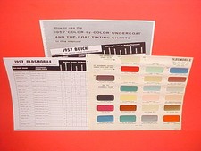 1957 OLDSMOBILE SUPER 88 HOLIDAY COUPE 98 STARFIRE CONVERTIBLE PAINT CHIPS SW