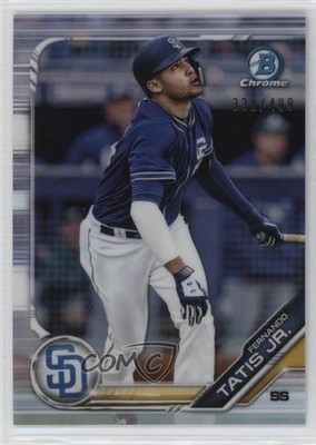 2019 Bowman Chrome Prospects Refractor 331/499 Fernando Tatis Jr #BCP-25 o7m